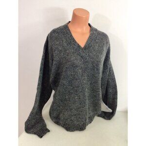 Allison Craig Merino Wool Sweater V Neck Womens Large